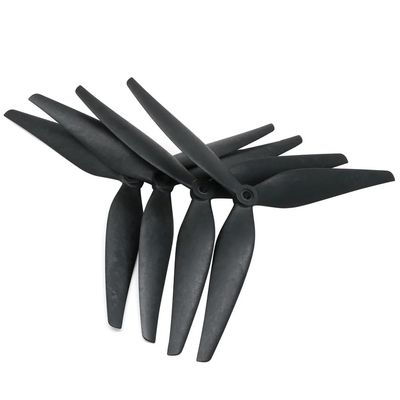 AYDCMC 2pair 10X5X3 9X5X3 10X5.5X3 1050 9050 1055 10inch 9inch 3 Blades Black Carbon Reinforced Nylon Propeller Compatible with Rc Drone Replacement Blades(10x5x3)