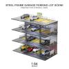 1/64 Display case 4 Layers with 20 Parking Garage for Toy Cars lot Mold, Scale diecast Display case with led Lights Collection Gifts view 3