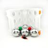 Set of 6 Metal Ptanque Balls in 72 cm/630 g, for Outdoor Play with Convenient Carrying Case! view 3