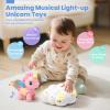 Duchong Baby Toy 6-12 Months, Toys for 1 Year Old Girl, Crawling Musical Unicorn Toys for Walking Toddler, 1st Birthday Christmas Girls Gift view 3