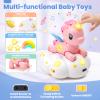 Duchong Baby Toy 6-12 Months, Toys for 1 Year Old Girl, Crawling Musical Unicorn Toys for Walking Toddler, 1st Birthday Christmas Girls Gift view 4