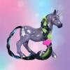 Breyer Horses Mane Beauty Li'l Beauties | Caprina - Unicorn | Brushable Mane and Tail | 4.25" L x 3.25" H | Model #B-MB-10376 view 2