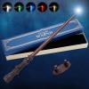 CharmFields Light Up Magic Wizard Wand with 5 Static Light Color, Rechargeable Illuminating Resin Witch Wand for Kids Collection Cosplay, with Mini Stand Display, Trunk view 1