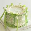 12 PCS Green Bow Cake Topper Coquette Ribbons Bows Cake for Decorating Dessert Green Bowknot Birthday Cake Toppers Baby Bridal Shower Party Favors view 1