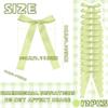 12 PCS Green Bow Cake Topper Coquette Ribbons Bows Cake for Decorating Dessert Green Bowknot Birthday Cake Toppers Baby Bridal Shower Party Favors view 2