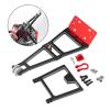 Colaxi 1/10 Scale RC Truck Tow Crane Arm Wrecker Kit - Easy Install, Aluminum Alloy, Black and Red, Unisex Adult, RC Car view 2
