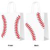 16 PCS Baseball Party Decorations with Handle Baseball Paper Bags Baseball Treat Snacks Bags Baseball Gift Bags Baseball Theme Party Decorations Baseball Party Bags for Kids Birthday Party Supplies view 3