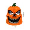1pc Light-Emitting Pumpkin Mask Ghost Mask Party Cosplay Mask Decorative Mask Halloween Demon Masks Mask Halloween Mask Novel Pumpkin Mask Spooky Cosplay Supply Orange Plastic/1004 view 2