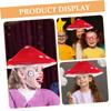 2pcs Mushroom Hat Kids Hat Whimsical Party Hat Children Hat Adorable Cosplay Costume Cap for Halloween Dress-up Parties and Festival/1043 view 3