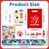 110 Pcs Bowling Party Favors, Bowling Party Favors Bags Temporary Tattoos Slap Bracelets Keychains Stickers Ballpoint Pen for Bowling Birthday Party Decorations Gifts for Kids Classroom Rewards view 2
