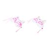 2pcs Fox Mask Half Face Foxes Cover Cat Masquerade Masks Decorative Foxes Mask Halloween Cosplay Mask Cat Masks Cosplay Show Foxes Mask Scary Animal Masks Plastic Pink/1015 view 1