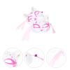 2pcs Fox Mask Half Face Foxes Cover Cat Masquerade Masks Decorative Foxes Mask Halloween Cosplay Mask Cat Masks Cosplay Show Foxes Mask Scary Animal Masks Plastic Pink/1015 view 2