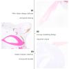 2pcs Fox Mask Half Face Foxes Cover Cat Masquerade Masks Decorative Foxes Mask Halloween Cosplay Mask Cat Masks Cosplay Show Foxes Mask Scary Animal Masks Plastic Pink/1015 view 3