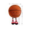 13.7inch Football Plush Toys,Rugby Stuffed Sports Balls Toy,with feet Creative Soccer Doll,Cute Fun Soft Plush Ball,Plush Stuffed Spherical Soft Toys Sports Throw Pillow Cushion Kids Gift (Basketball) view 2