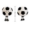 13.7inch Football Plush Toys,Rugby Stuffed Sports Balls Toy,with feet Creative Soccer Doll,Cute Fun Soft Plush Ball,Plush Stuffed Spherical Soft Toys Sports Throw Pillow Cushion Kids Gift (Football) view 2