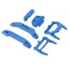 1/18 RC Front Rear Bumpers, Aluminum Alloy Bumper Plates, Anodized, Easy to Install, Suitable for Latrax Teton, RC 1/18 Front Rear Bumpers (Blue) view 2