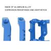 1/18 RC Front Rear Bumpers, Aluminum Alloy Bumper Plates, Anodized, Easy to Install, Suitable for Latrax Teton, RC 1/18 Front Rear Bumpers (Blue) view 3