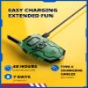 Inspireyes Walkie Talkies for Kids Rechargeable, Long Range 2 Way Radio, Outdoor Camping Games Toy Birthday Xmas Gift for Boys Age 7-12, 2 Pack view 2