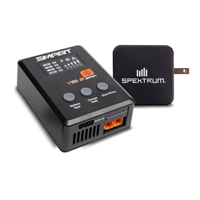 Spektrum Accessories S100 1x100W USB-C Smart Charger 65W USB-C GaN Power Supply Combo SPMXC2090P