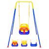 3-in-1 Toddler Swing, Foldable Indoor & Outdoor Baby Swing, Multifunctional Swings for Children 6 Months and Older, Easy to Assemble and Store for Backyard Play (Blue) view 1