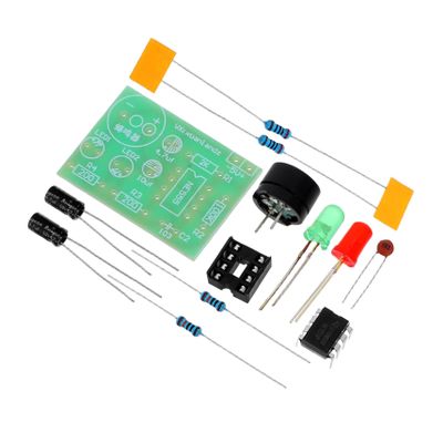 Ne555 Timer Circuit DIY Training Kit with Dual LED Flasher, 3 Pack