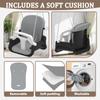 2 in 1 Toddler Swing & Baby Jumper, Foldable Baby Jumper with Soft Cushion, Foldable Indoor & Outdoor Use, Easy to Install & Store Swing Sets for Backyard Play (Black) view 2
