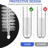 10 Pcs Silver Long Straw Brush, Nylon Pipe Tube Cleaner 8-ihch 10 Different Diameters Set, Long Straw Brush for Sippy Cup, Brush Drinking Straw Cleaning Brush, Brushes, Cleaning Tools view 2