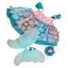 Floral Butterfly Dress with Wings 1418 Inch Plush Bear Clothes Outfit for Stuffed Animal Doll Accessories Costume Dress Up view 1