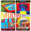 Bounce House,Inflatable Bouncer with Air Blower for Kids 3-10,Outdoor and Indoor Jumping Castle with Long Water Slide,Trampoline,Climbing Wall,Ball Pit/Water Pool view 3