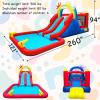 Bounce House,Inflatable Bouncer with Air Blower for Kids 3-10,Outdoor and Indoor Jumping Castle with Long Water Slide,Trampoline,Climbing Wall,Ball Pit/Water Pool view 4