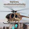 BrickCraftWorks 1/28 MD500 C189 Military Helicopter Model 2.4G 4CH Single-Rotor Helicopter Model with Optical Flow Positioning (RTF Version) view 3