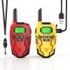 Inspireyes Walkie Talkies for Kids Rechargeable, Long Range 2 Way Radio, Outdoor Beach Camping Road Trip Role Play Toys Birthday Xmas Gift for Boys Age 7-12, 2 Pack view 1