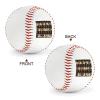 BVNMT Leather Art Guitar Pattern Printed Baseball Suitable for Children and Teenagers of All Ages Graduation Birthday 2.8 * 2.8 in view 2