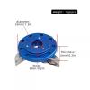 for Traxxas for Nitro for Slash for Rustler for T-Maxx Metal Flywheel Clutch Bell Set #4142#4146#3281 RC Car Upgrade Parts Accessories RC Car Parts(Blue) view 2