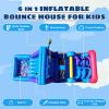 Commercial Bounce House for Adults(950W Blower),100% PVC 22FT(L) Inflatable Obstacle Course with Water Slides&Ball Pit,Tunnels,Climbing,Obstacles Great for Party and Events view 2