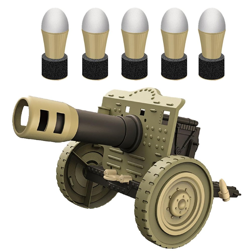 ZZPXMY Mortar Launcher Playset, Push Tire Mortar Launcher for Kids, Boys, Girls and Adults