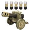ZZPXMY Mortar Launcher Playset, Push Tire Mortar Launcher for Kids, Boys, Girls and Adults view 1