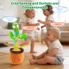 Qularlans Dancing Talking Cactus Toy for Valentine's Gifts, Interactive Funny Baby Toys for Infants 6-18 Months, Mimicking Singing Repeating Light Up Toy for Toddler 1 2 3 Year Old Boys Girls view 4