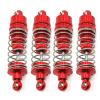 WLtoys 1/10 104016 104018 RC Car Parts, Metal Upgrade and Modification, Hydraulic External Spring Shock Absorber(Silver) view 2