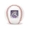 BVNMT Leather Horse Standing in Rainbow Printed Baseball Suitable for Children and Teenagers of All Ages Graduation Birthday 2.8 * 2.8 in view 1