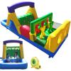 22ft Commercial Bounce House for Big Kids, 100% PVC Inflatable Obstacle Course Bounce House with Water Slides&Blower, 0.45mm Heavy Duty Vinyl, Backyard Outdoor Party Game(22x8x8.2ft) view 1
