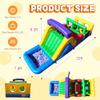 22ft Commercial Bounce House for Big Kids, 100% PVC Inflatable Obstacle Course Bounce House with Water Slides&Blower, 0.45mm Heavy Duty Vinyl, Backyard Outdoor Party Game(22x8x8.2ft) view 2