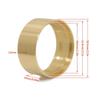 95g Brass Beadlock Ring Clamp Compatible with 1.9 Inch Wheel Rims Compatible with RC Vehicles Pro VS4-10 TF2(2PCS Black) view 4
