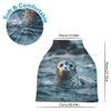 Baby Car Seat Canopy Covers Nursing Cover Stretchy Boys Girls Seal Swimming Carrier Cover Breastfeeding Cover Breathable view 2