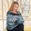 Baby Car Seat Canopy Covers Nursing Cover Stretchy Boys Girls Seal Swimming Carrier Cover Breastfeeding Cover Breathable view 3