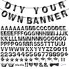 131 PCS Custom Banner DIY Letter Banners Personalized Banner for Birthday Congratulations Wedding Party Banners Black 5-inch view 1