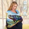 Baby Car Seat Canopy Covers Nursing Cover Stretchy Boys Girls Lizard Chameleon 1 Carrier Cover Breastfeeding Cover Breathable view 3