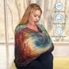 Baby Car Seat Canopy Covers Nursing Cover Stretchy Boys Girls Vortex Spiral Colorful Carrier Cover Breastfeeding Cover Breathable view 3