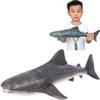 LOVNBHELP Simulated Big Ocean Animal Toys for Kids, 16 Inch Large Size Sea Animals Toys Marine Animal Figures Soft Filled Rubber Sea Educational Toys/Whale Shark view 1