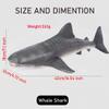 LOVNBHELP Simulated Big Ocean Animal Toys for Kids, 16 Inch Large Size Sea Animals Toys Marine Animal Figures Soft Filled Rubber Sea Educational Toys/Whale Shark view 2